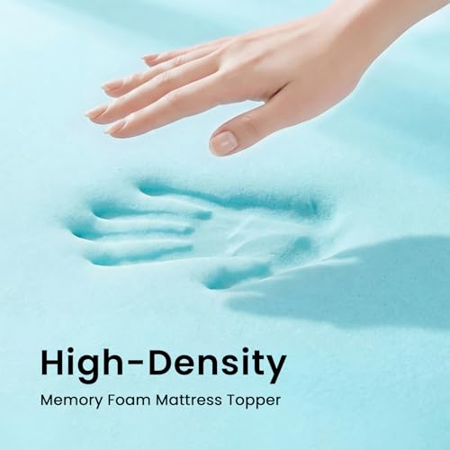 Czpalo 3 Inch Twin XL Cooling Gel Memory Foam Mattress Topper with Cover