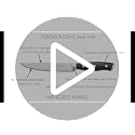 Henckels Forged Accent 4-Piece Razor-Sharp Steak Knife Set, Red