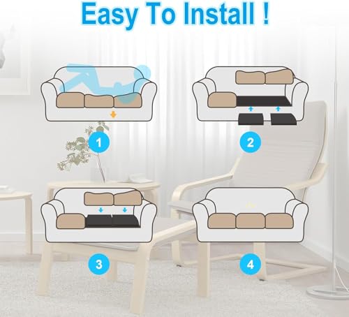 3-Pack 20x20 Inch High-Density Foam Couch Cushion Support for Sagging Seats