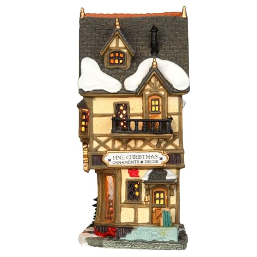 Lemax Christmas Village Tannenbaum Lighted Building with Battery Operation