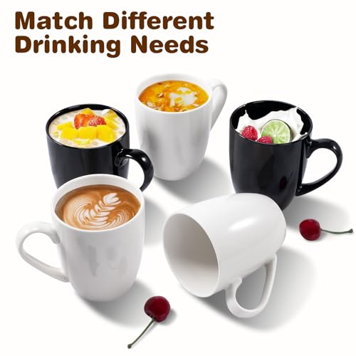 Large Ceramic Coffee Mugs 16oz Set of 4, Dishwasher & Microwave Safe