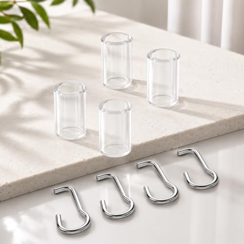Horizontal Blind Wand Repair Kit - 4 Set Hook and Sleeve for 1-Inch Headrails