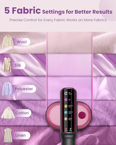 Nirrom Dual Voltage Travel Clothes Steamer, 1200W Portable Garment Iron