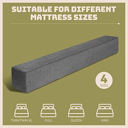 Bed Gap Filler for King Mattress - Removable Washable Cover