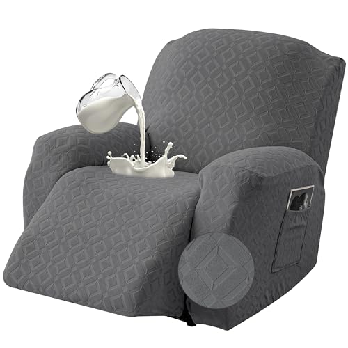 Waterproof Recliner Chair Cover - XL Size, Dark Gray, Easy Care
