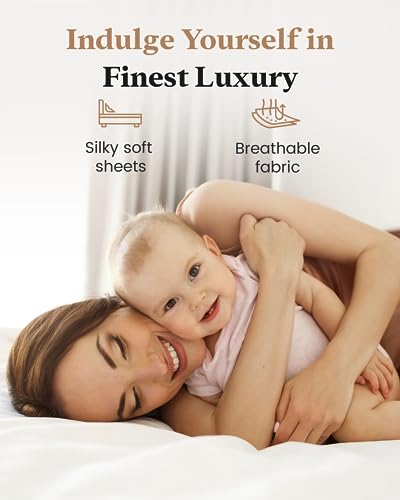 1000 Thread Count Twin XL Fitted Sheet - 100% Egyptian Cotton, 16" Deep