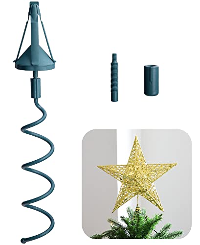 Universal Christmas Tree Topper Holder - Adjustable Twist-On Support