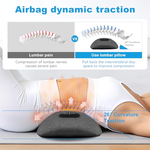 3-in-1 Back Massager with Heat, Vibration & Stretching