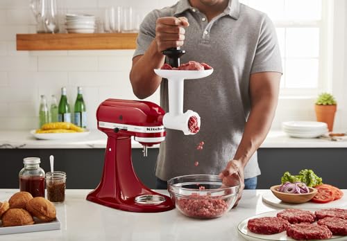 Food Grinder Attachment for Stand Mixers with Fine and Coarse Plates