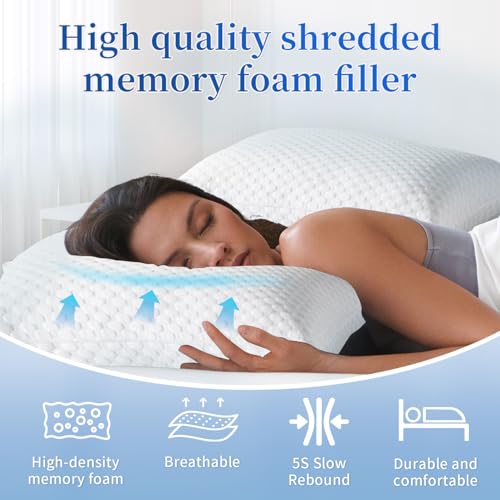 Shredded Memory Foam Filling 10lbs, Soft Bean Bag Refill and Pillow Stuffing