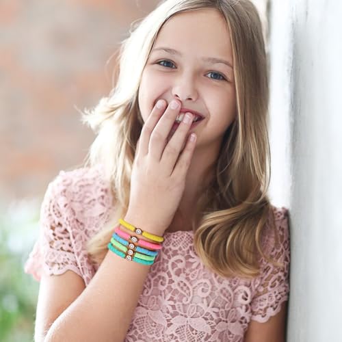 Colorful Preppy Friendship Bracelet Set for Kids Party Favors