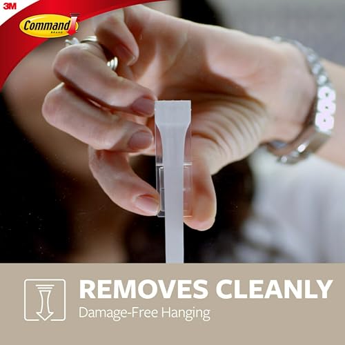 Large Matte Black Adhesive Wall Hooks - Damage-Free Hanging, 2 Pack