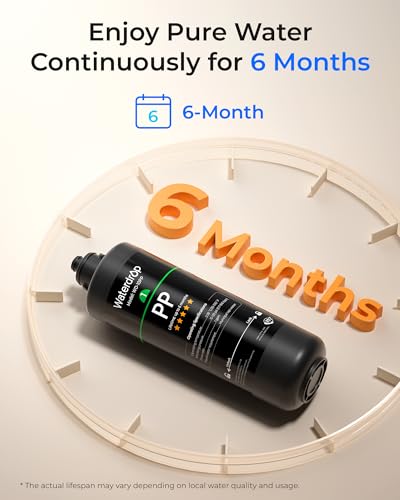 WD-10PP Under Sink Replacement Water Filter Cartridge - 6-Month PP Filter