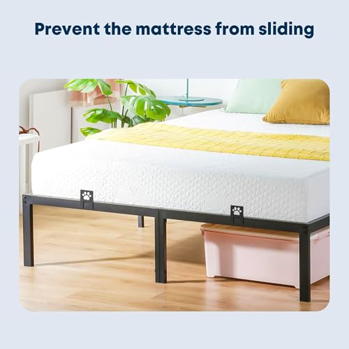 Non-Slip Mattress Retainer Bars for Bed Frame, Cute Paw Design - 6 Pack