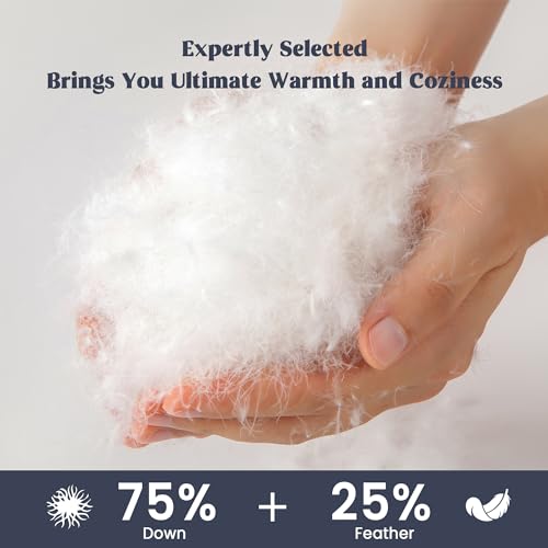 Lightweight King Size Down Blanket - Soft & Cozy Luxury Bedding