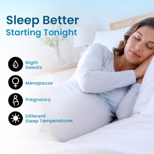 Cooling Mattress Pad for Hot Sleepers - 100% Cotton, 4 Speeds