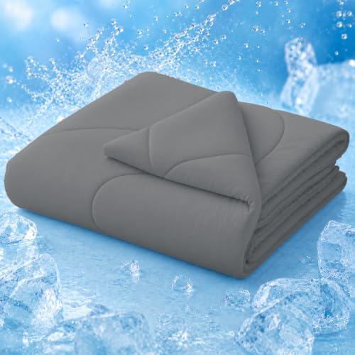 Cooling Comforter King Size - Double-Sided Breathable Blanket