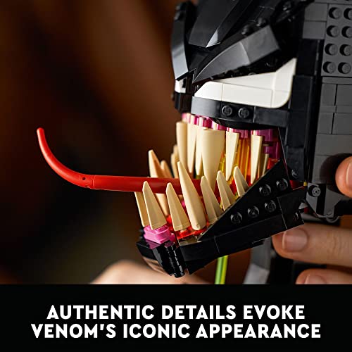 Venom Mask Building Kit for Adults - 19cm Collectible Display Model