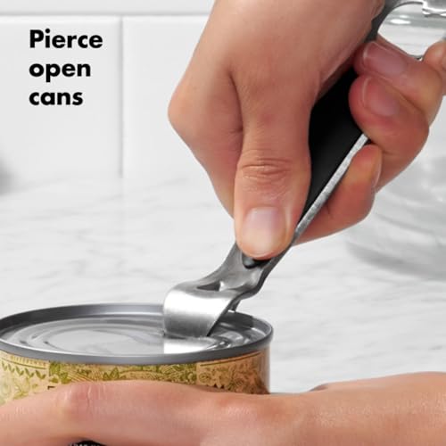 OXO Stainless Steel Bottle and Can Opener - Dual-Sided Kitchen Tool