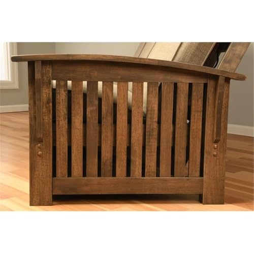 Queen Size Solid Hardwood Futon Frame and Mattress Set