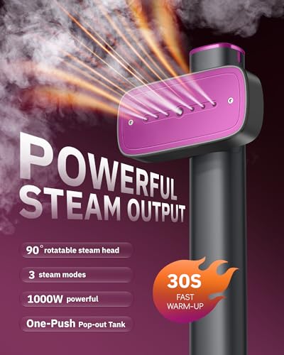 OGHom 2-in-1 Portable Garment Steamer & Travel Iron