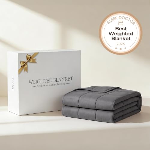 15lb Cooling Weighted Blanket, 60"x80" Queen Size Breathable Heavy Blanket