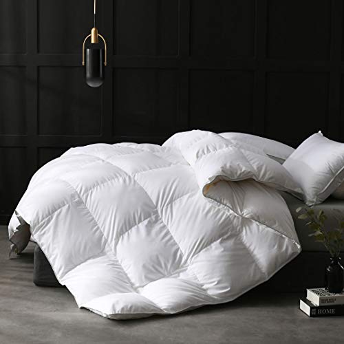 APSMILE Queen All Season Feather Down Fiber Comforter Duvet Insert - 750FP