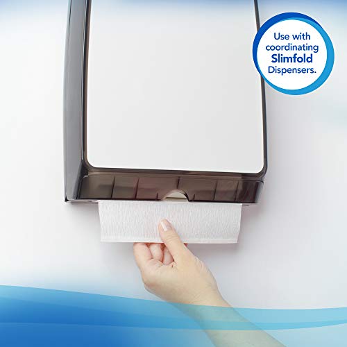 Slimfold Paper Towels, Bulk Case of 24 Packs (2,160 Sheets) - White