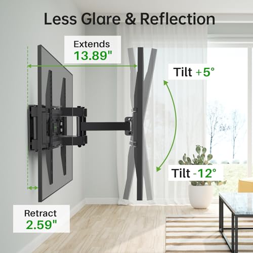 USX MOUNT Full Motion TV Wall Mount for 32-70 Inch TVs up to 99 lbs
