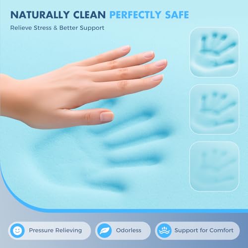 4-Inch Dual Layer Memory Foam Mattress Topper - King Size