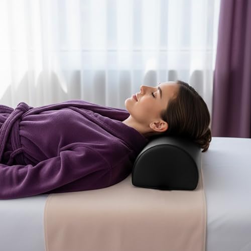Half-Round Bolster Pillow for Massage and Yoga - Support Cushion