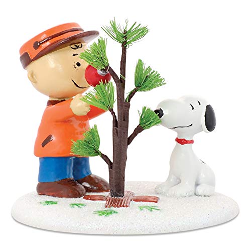 Charlie Brown & Snoopy The Perfect Tree Figurine - Hand-Painted 2.76"
