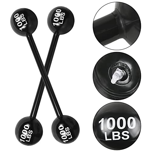 2 PCS Giant Inflatable Dumbbell Props for Costume Party and Photo Booths