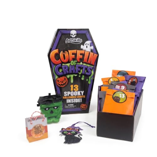 Halloween Advent Calendar Craft Kit for Kids - 13 Spooky DIY Crafts