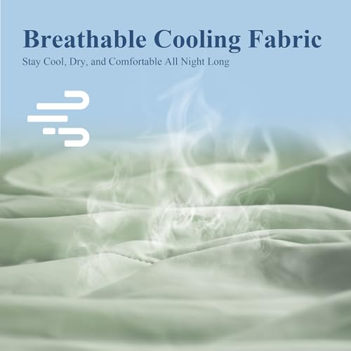 Cooling Comforter for Hot Sleepers - Queen Size 90x90 inches