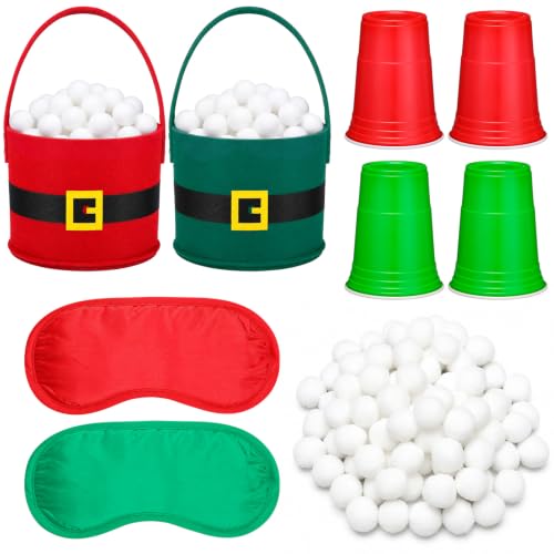 FoldTier Christmas Snowball Blind Challenge Game Set – 108 Pcs