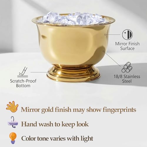 Gold Beverage Tub for Wine, Beer & Champagne 10L - Sipoyen
