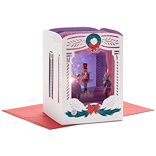 Hallmark Nutcracker Dance of the Sugar Plum Fairy Musical Pop-Up Christmas Card
