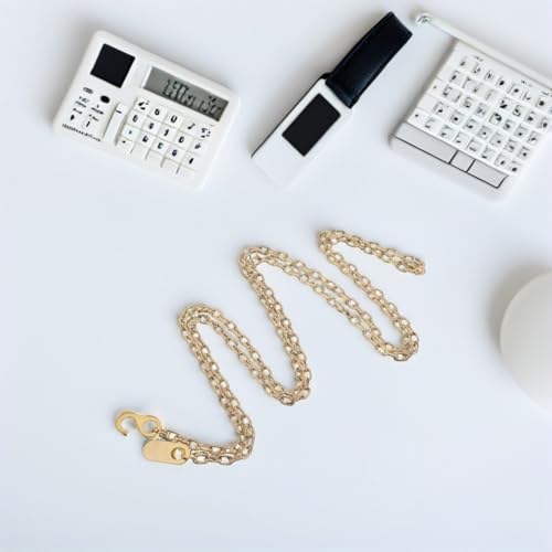 Heavy-Duty Metal Weight Chain for Grandfather Clocks, Steel Clock Accessory