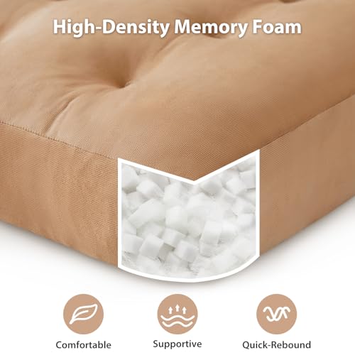 Large Meditation Floor Pillow Set of 6 22x22 Inch Support Cushions for Yoga & Lounging