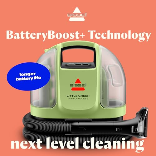Cordless Portable Carpet Cleaner with Tough Stain Tool