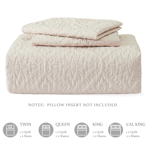 Exclusivo Mezcla Full/Queen Quilt Set - Lightweight Bedspread Coverlet