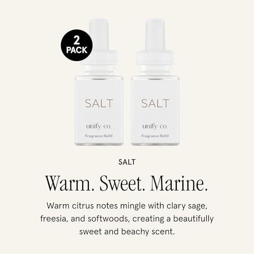 Smart Home Fragrance Diffuser Refill, Salt Scent, 2-Pack