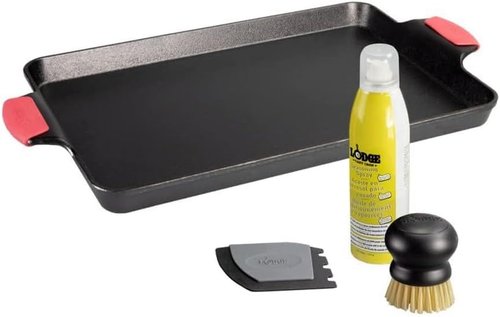 Lodge Cast Iron Bakeware Set - Durable 6-Piece Cookware Collection for Perfect Baking