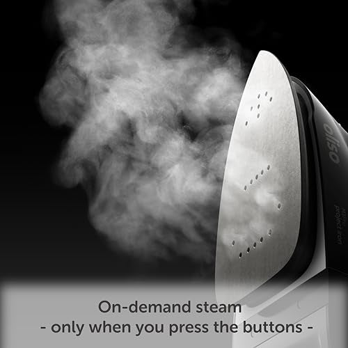 Oliso M3Pro Mini Steam Iron - Precise Sewing & Travel Iron - Raspberry