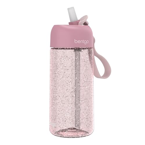 Kids Leak-Proof Water Bottle with Straw - 15 oz BPA-Free Tritan