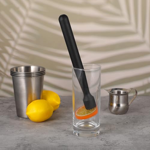 Nodaaiie 8 Pcs Plastic Cocktail Muddler Set - Durable Bar Tools for Mojitos & More