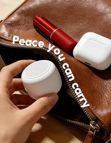Portable Mini White Noise Machine for Travel - 15 Sounds & Auto Timer