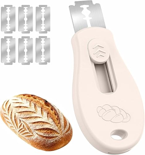 Magnetic Sourdough Scoring Tool - Bread Lame Knife with 5 Replacement Blades