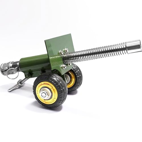 Stainless Steel Mini Cannon Model with Recoil Mechanism